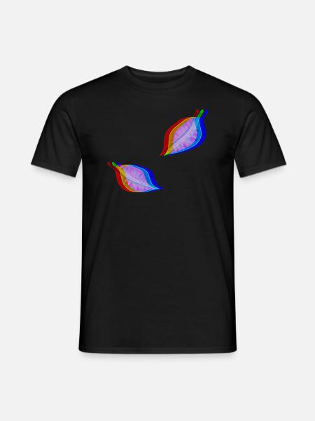 sheet sheet effect 3d - Men's T-Shirt - black