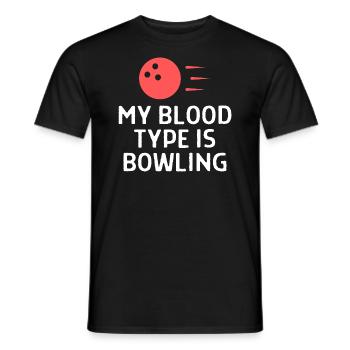 Bowling Dictons Bowling Bowler Skittles Cadeau - T-shirt homme - noir - Devant - AI Model Male 178 light (178cm)
