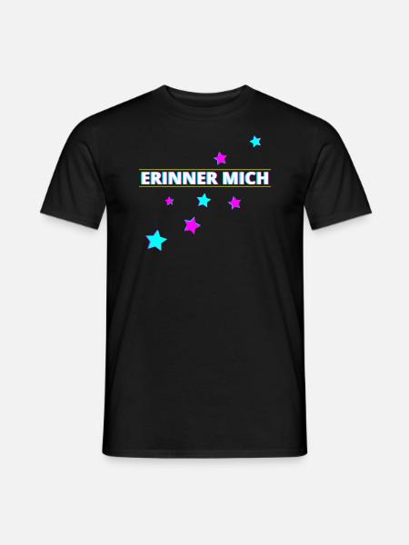 Erinner mich Party - Männer T-Shirt - Schwarz