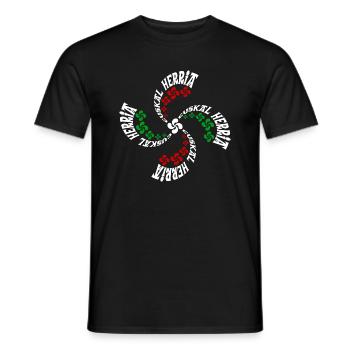 Croix Basques - T-shirt homme - noir - Devant - AI Model Male 178 light (178cm)