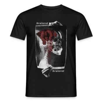 Brainrot - Men's T-Shirt - black - Front - AI Model Male 178 light (178cm)