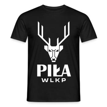 Logo de la ville de Cerf - T-shirt homme - noir - Devant - AI Model Male 178 light (178cm)