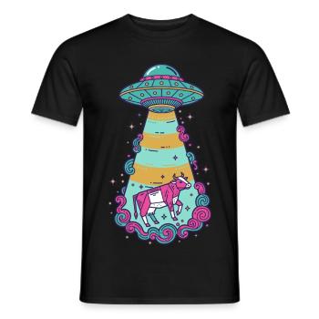 Symbole zen de la géométrie sacrée de la spiritualité - T-shirt homme - noir - Devant - AI Model Male 178 light (178cm)