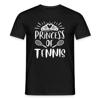Prinzessin Des Tennisclubs - Männer T-Shirt - Schwarz - Vorne - AI Model Male 178 light (178cm)