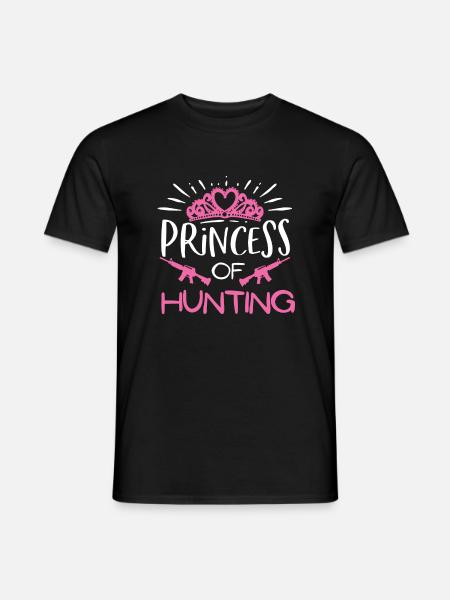 Princess of The Hunt - Men's T-Shirt - black