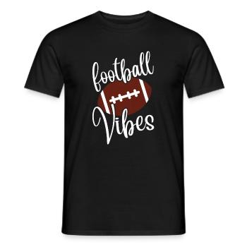 Football Vibes - Joueur de football - T-shirt homme - noir - Devant - AI Model Male 178 light (178cm)
