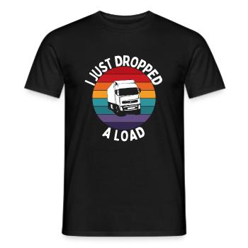 Ich Habe Gerade Eine Ladung Fallen Gelassen - Männer T-Shirt - Schwarz - Vorne - AI Model Male 178 light (178cm)