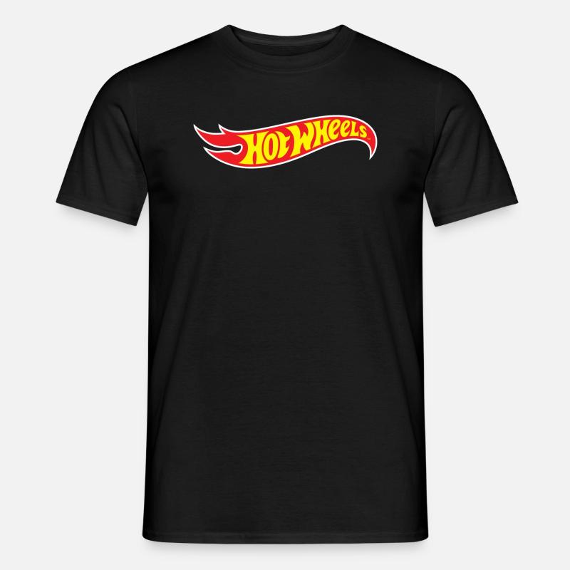 Hot Wheels Klassisches Logo - Mænd T-shirt - sort