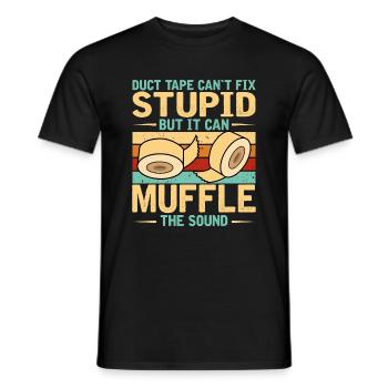 Lustiger Spruch Für Heimwerker - Männer T-Shirt - Schwarz - Vorne - AI Model Male 178 light (178cm)