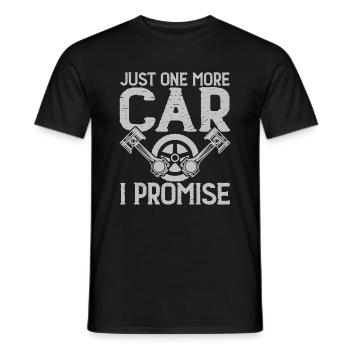 Nur Noch Ein Auto Versprochen - Männer T-Shirt - Schwarz - Vorne - AI Model Male 178 light (178cm)