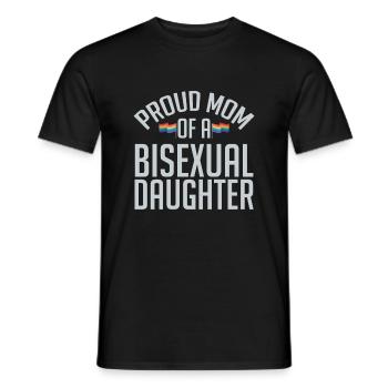 Stolze Mutter Einer Bisexuellen Tochter - Männer T-Shirt - Schwarz - Vorne - AI Model Male 178 light (178cm)