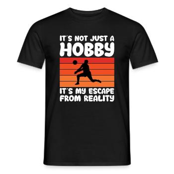 Ce n’est pas seulement un passe-temps, c’est mon évasion - T-shirt homme - noir - Devant - AI Model Male 178 light (178cm)