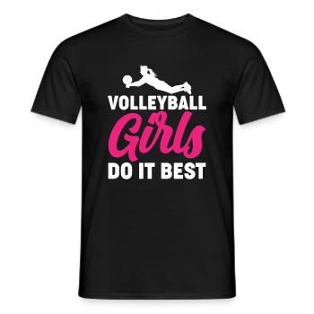 Le volleyball n’est pas pour tout le monde, juste pour les gens cool - T-shirt homme - noir - Devant - AI Model Male 178 light (178cm)