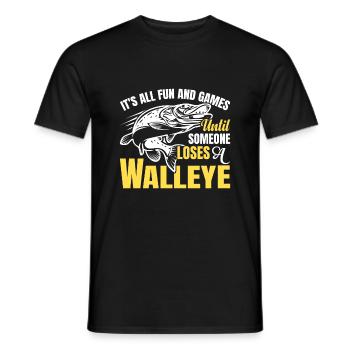 It's all fun and games until someone finds a walle - Men's T-Shirt - black - Front - AI Model Male 178 light (178cm)