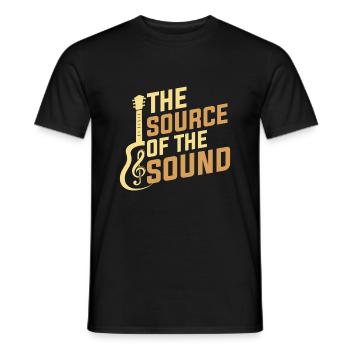 Die Quelle Des Klangs - Männer T-Shirt - Schwarz - Vorne - AI Model Male 178 light (178cm)