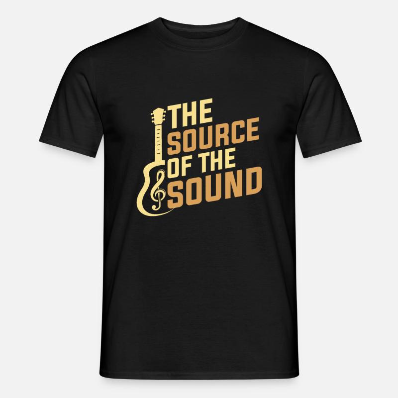 Die Quelle Des Klangs - Männer T-Shirt - Schwarz