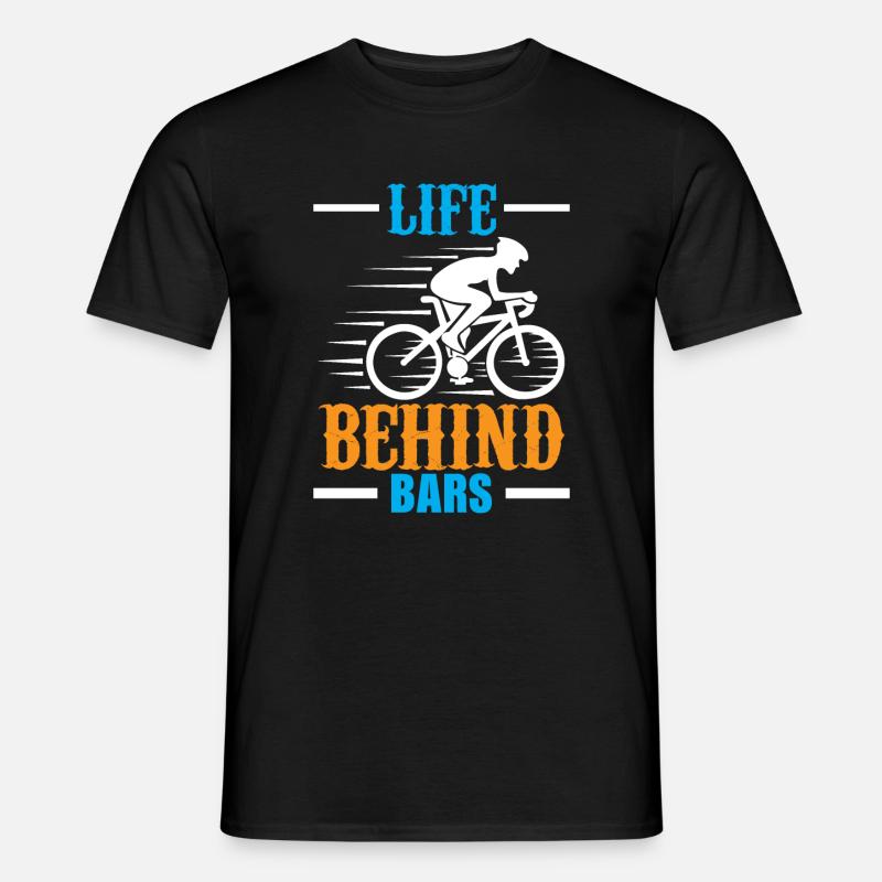 Das Leben Hinter Gittern - Männer T-Shirt - Schwarz