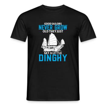 Les bons marins ne vieillissent jamais, ils deviennent juste un - T-shirt homme - noir - Devant - AI Model Male 178 light (178cm)