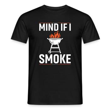 Puis-je fumer ? - T-shirt homme - noir - Devant - AI Model Male 178 light (178cm)