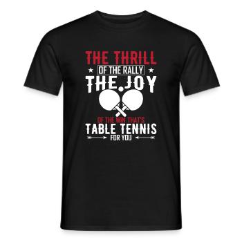 Der Nervenkitzel der Rallye, die Freude über den Sieg - das - Männer T-Shirt - Schwarz - Vorne - AI Model Male 178 light (178cm)