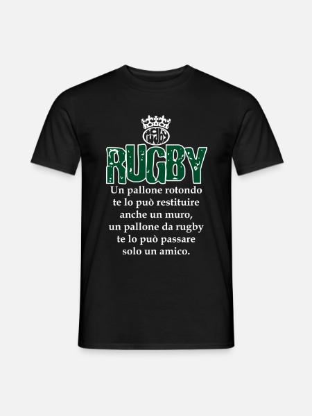 rugby - T-shirt uomo - nero
