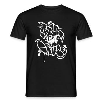 Rebel With A Cause - Men's T-Shirt - black - Front - AI Model Male 178 light (178cm)