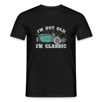 Oldtimer Auto Hotrod Opa Spruch Geschenk - Männer T-Shirt - Schwarz - Vorne - AI Model Male 178 light (178cm)