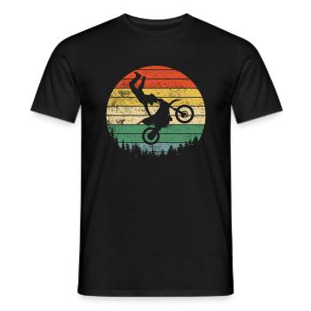 Moto moto moto - T-shirt homme - noir - Devant - AI Model Male 178 light (178cm)