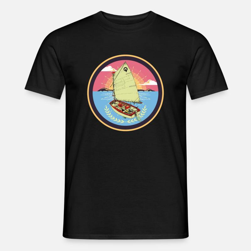 Optimist - Männer T-Shirt - Schwarz