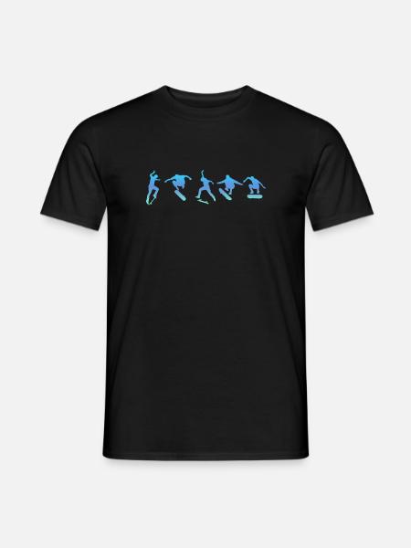 Skateboard, skateboard skateboard logo - Men's T-Shirt - black