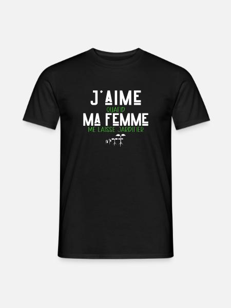 Jardinage humour loisir jardin idée cadeau homme - T-shirt homme - noir