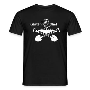 Gartenchef Gärtner Gartenarbeit Hobby Garten - Männer T-Shirt - Schwarz - Vorne - AI Model Male 178 light (178cm)