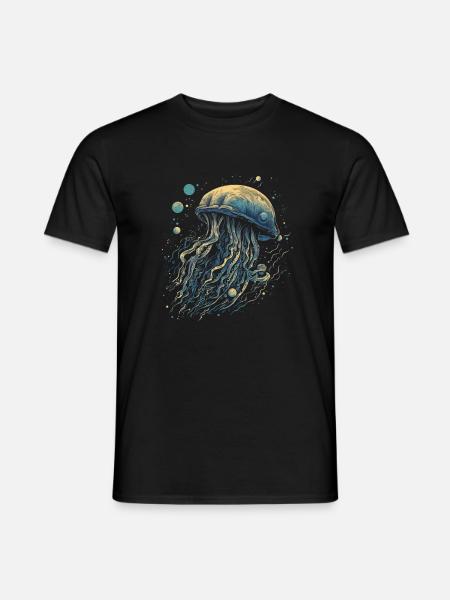 Méduse - T-shirt homme - noir