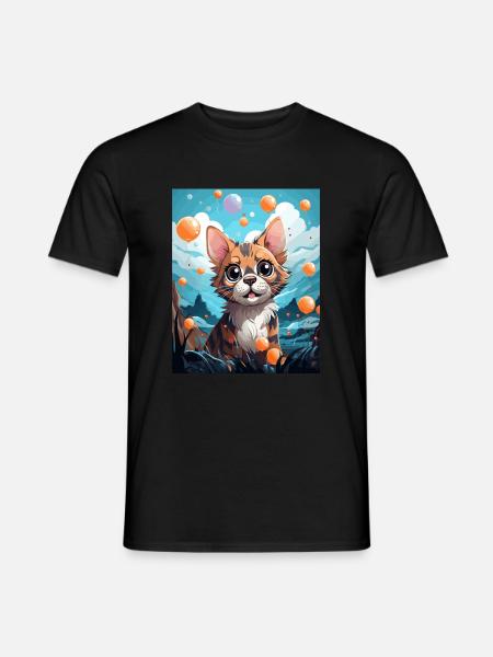 Bengal Cat - Men's T-Shirt - black