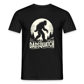 Bigfoot DADSQUATCH Dad Dad Dad Gift - Men's T-Shirt - black - Front - AI Model Male 178 light (178cm)