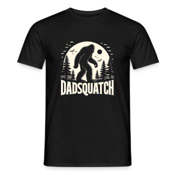 Bigfoot DADSQUATCH Dad Dad Dad Gift - Men's T-Shirt - black - Front - AI Model Male 178 light (178cm)