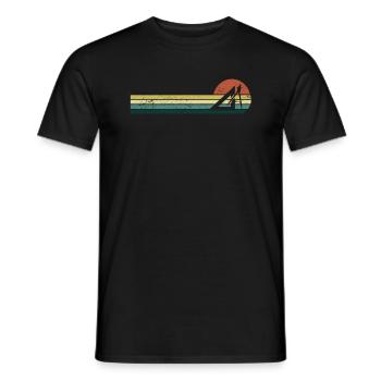 Architekt Architektur Konstrukteur Vintage - Männer T-Shirt - Schwarz - Vorne - AI Model Male 178 light (178cm)