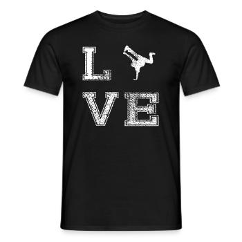 Breakdance Hip Hop Breakdancer Streetdance - Männer T-Shirt - Schwarz - Vorne - AI Model Male 178 light (178cm)