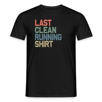 Running Sayings Runners Jogging Vintage Race Saying - Men's T-Shirt - black - Front - AI Model Male 178 light (178cm)