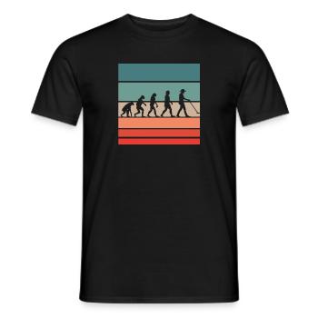 Sondeln Evolution Metal Detector Sondler Vintage - Men's T-Shirt - black - Front - AI Model Male 178 light (178cm)
