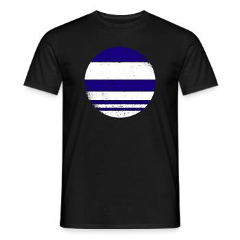 Grèce Drapeau grec Grec - T-shirt homme - noir - Devant - AI Model Male 178 light (178cm)