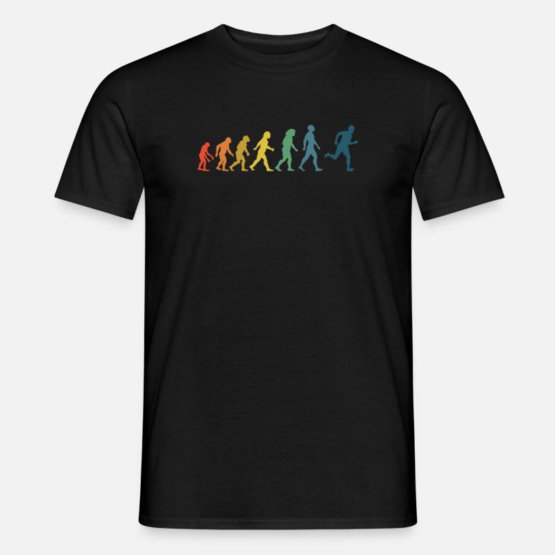 Jogging Running Marathon Runner Jogger Evolution - T-shirt homme - noir