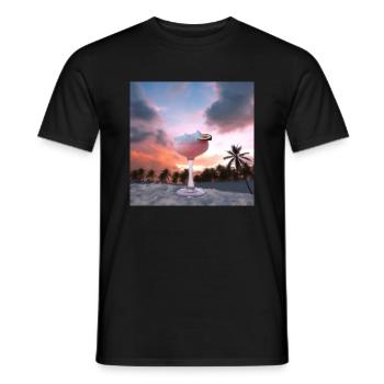 Cocktail 1 Cadeau - T-shirt homme - noir - Devant - AI Model Male 178 light (178cm)