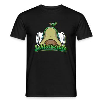Schlavocado Avocado - Männer T-Shirt - Schwarz - Vorne - AI Model Male 178 light (178cm)