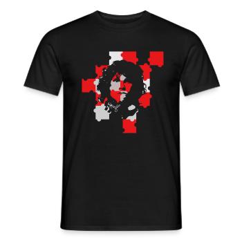 morrison jim 70 Musiklegende Doors - Männer T-Shirt - Schwarz - Vorne - AI Model Male 178 light (178cm)