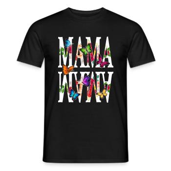 T-shirt fête des mères - T-shirt homme - noir - Devant - AI Model Male 178 light (178cm)
