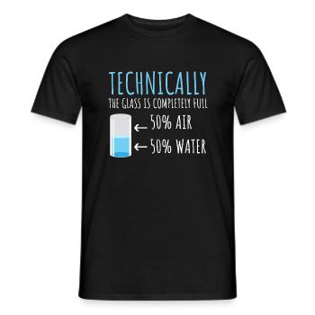 Nerdy Menschen Niedlich Geschenk - Männer T-Shirt - Schwarz - Vorne - AI Model Male 178 light (178cm)