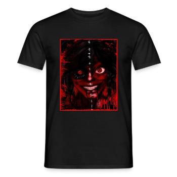 Demonic Girls - Little Bite - Männer T-Shirt - Schwarz - Vorne - AI Model Male 178 light (178cm)