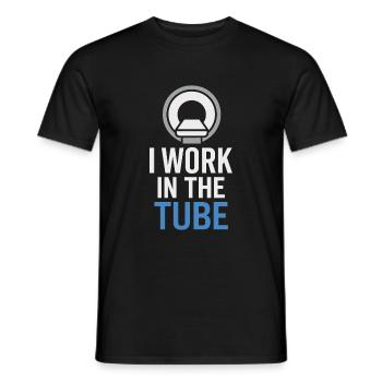 MRI Technologist Radiology Magnetic Resonance - Men's T-Shirt - black - Front - AI Model Male 178 light (178cm)