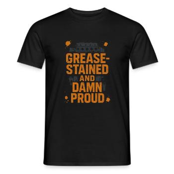 Diesel mechanics Proud mechanics - Men's T-Shirt - black - Front - AI Model Male 178 light (178cm)